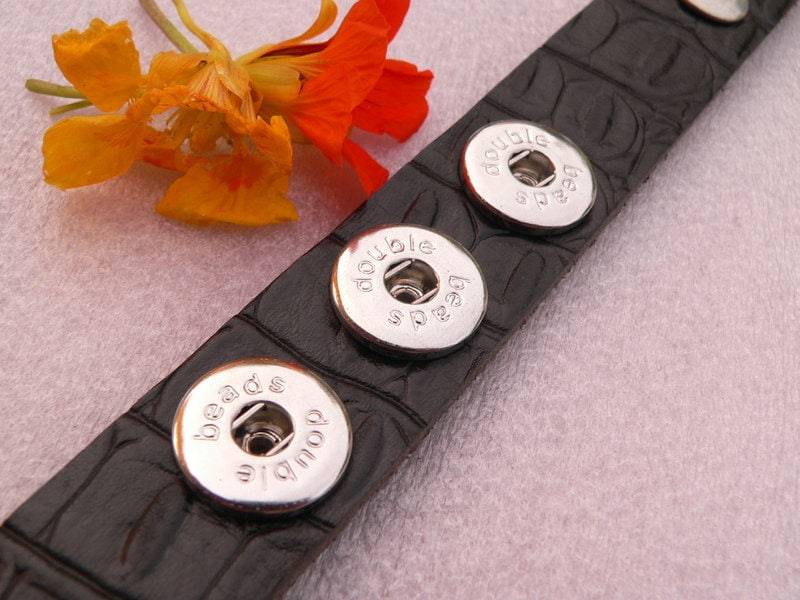 Tca002 - 1 Armband Gr S Schlange Für 3 Button von NorikasFundgrube