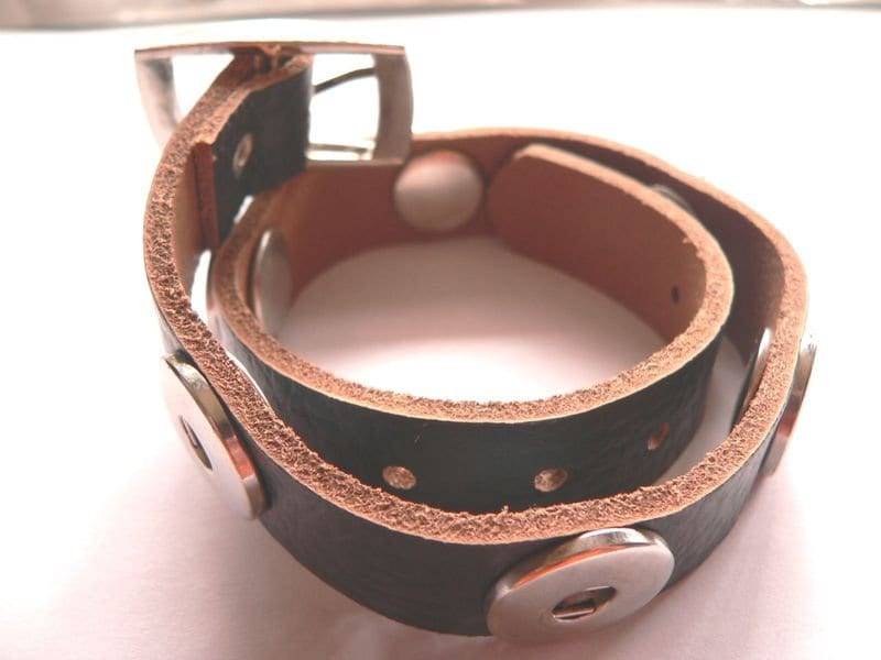 Tca026 - 1 Stiefelband Oder Halsband Blau 6 Button von NorikasFundgrube