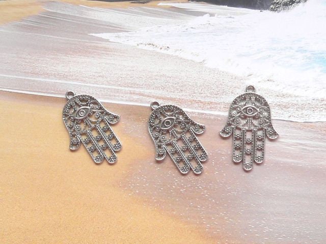 Tsa248 - 3 Schmuckanhänger Hamsa Hand von NorikasFundgrube