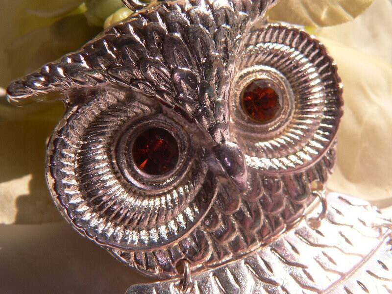 Tsa266 - 1 Schmuckanhänger Xxl Eule von NorikasFundgrube