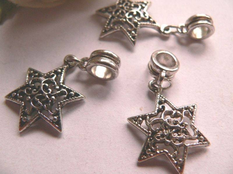 Tsa307 - 3 Schmuckanhänger Dangle Star von NorikasFundgrube