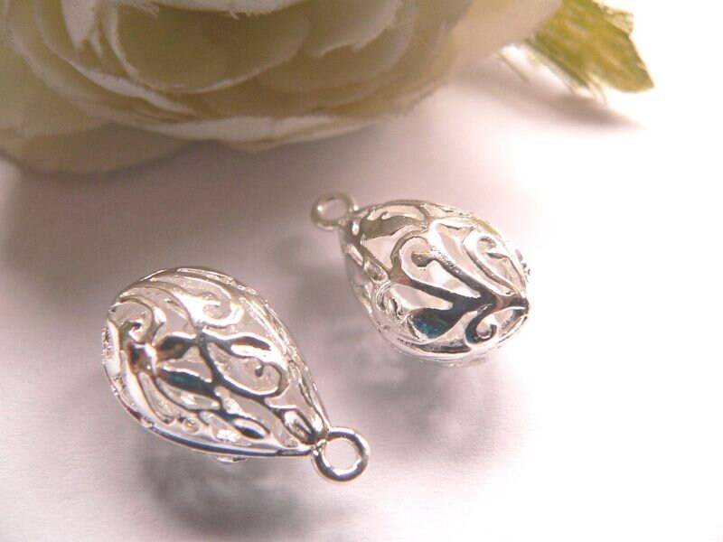 Tsa367 - 2 Schmuckanhänger Tropfen von NorikasFundgrube