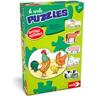 Noris 6 erste Puzzles – Bauernhoftiere von Noris