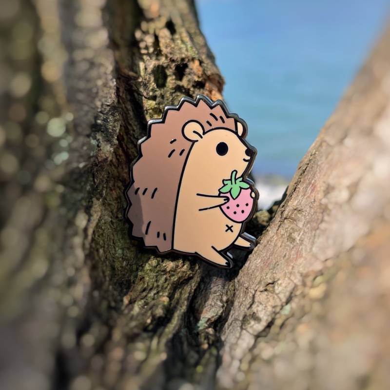 Niedliche Igel Und Erdbeere Emaille Pins Für Besitzer Pin Sammler Niedliche Igel Und Erdbeere Emaille Pins Für Besitzer Pin Sammler von Noristudio
