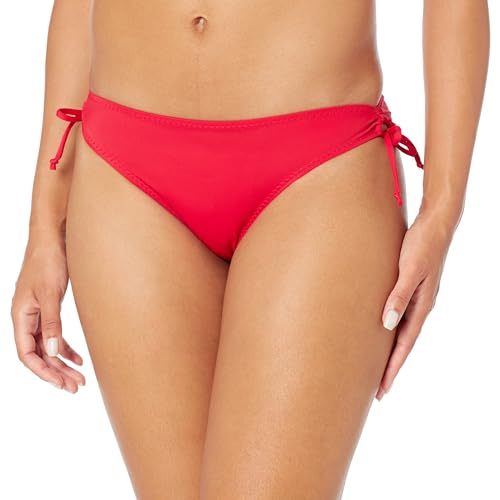 Norma Kamali Damen Jason Unten (23) Bikini-Unterteile, Tiger Red, XS von Norma Kamali