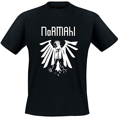 Normahl - Adler T-Shirt, schwarz, Grösse XL von Normahl