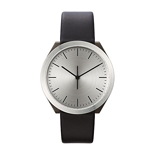 Projects Watches Normal Timepieces Hibi Quarz Edelstahl Gebürstet Silber Grau Leder Schwarz Herren Uhr Projects Watches Normal Timepieces Hibi Quarz Edelstahl Gebürstet Silber Grau Leder Schwarz Herren Uhr von Projects Watches