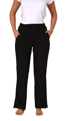 Normann Care Damen Funktions Rehahose mit seitlichen Reißverschluß Jogginghose, Farbe:schwarz, Größe:XXL von Normann Care