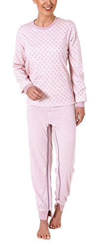 Normann Care Damen Pflegeoverall Langarm mit Reißverschluss am Rücken und am Bein 291 270 90 102, Farbe:Rose, Größe2:XL von Normann Care