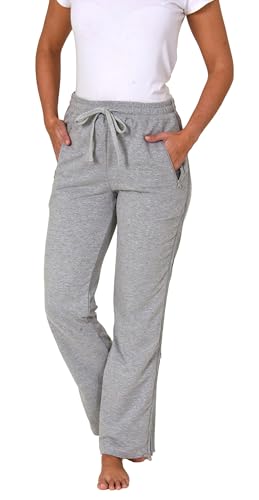 Normann Care Damen Rehahose mit seitlichen 4-Wege Reißverschluß Jogginghose, Farbe:grau, Größe:M von Normann Care