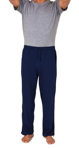 Normann Care Herren Funktions Rehahose mit seitlichen Reißverschluß Jogginghose, Farbe:Marine, Größe:S von Normann Care