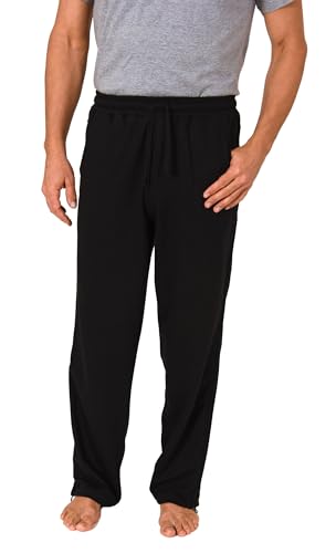 Normann Care Herren Funktions Rehahose mit seitlichen Reißverschluß Jogginghose, Farbe:schwarz, Größe:XS von Normann Care