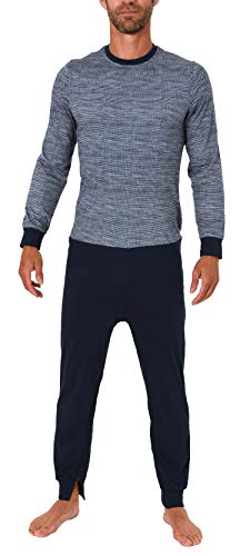 Normann Care Pflegeoverall Langarm für Herren, Reißverschluss an Rücken und Bein - 291 170 90 431, Farbe:Navy, Größe:2XL von Normann Care