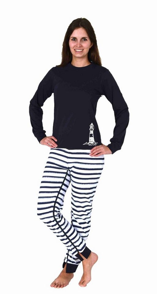 Normann Care Pyjama Damen Pflegeoverall langarm mit Reißverschluss am Rücken + Bein von Normann Care