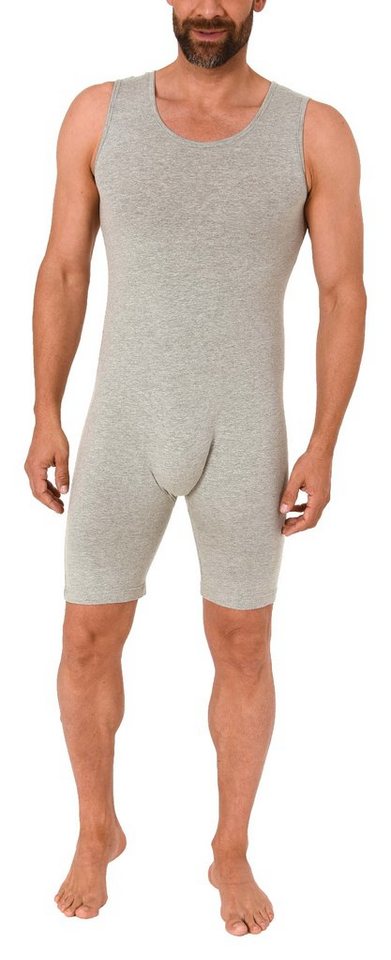 Normann Care Pyjama Pflegebody Ärmellos UNISEX Pflegeoverall mit Rückenreißverschluss von Normann Care