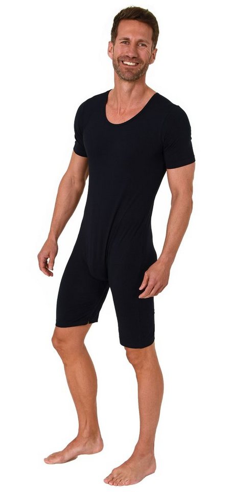 Normann Care Pyjama Pflegebody kurzarm - UNISEX - mit Beinreißverschluss von Normann Care