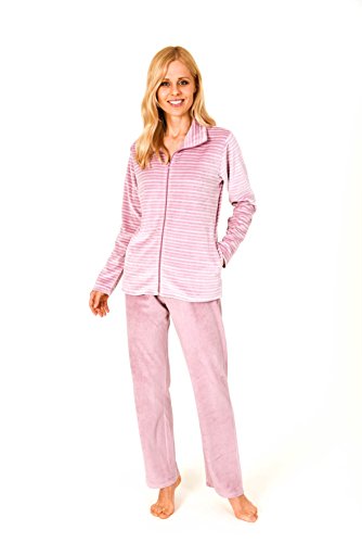 Damen Hausanzug Homewear Nicky Velvet - 57675, Größe2:48/50, Farbe:Altrose von Normann