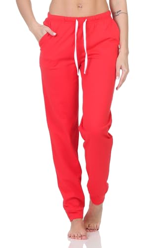 Damen Schlafanzug Pyjama Hose lang Mix & Match - perfekt zu kombinieren, Farbe:pink, Größe:36-38 von Normann