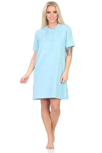 Normann Damen Frottee Kurzarm Nachthemd, ideal auch als Beachwear oder Homewear, Farbe:hellblau, Größe:40-42 Normann Damen Frottee Kurzarm Nachthemd, ideal auch als Beachwear oder Homewear, Farbe:hellblau, Größe:40-42 von Normann