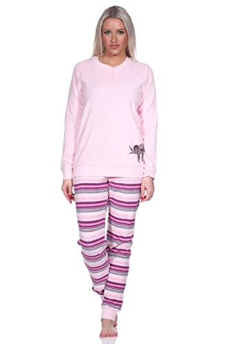 Normann Damen Frottee Pyjama Hose gestreift - süsses Tiermotiv - auch in Übergrössen, Farbe:rosa, Größe:60/62 Normann Damen Frottee Pyjama Hose gestreift - süsses Tiermotiv - auch in Übergrössen, Farbe:rosa, Größe:60/62 von Normann