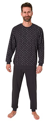 Normann Herren Schlafanzug Langarm, Pyjama mit Minimal-Print - 122 101 10 751, Farbe:anthrazit, Größe:48 Normann Herren Schlafanzug Langarm, Pyjama mit Minimal-Print - 122 101 10 751, Farbe:anthrazit, Größe:48 von Normann
