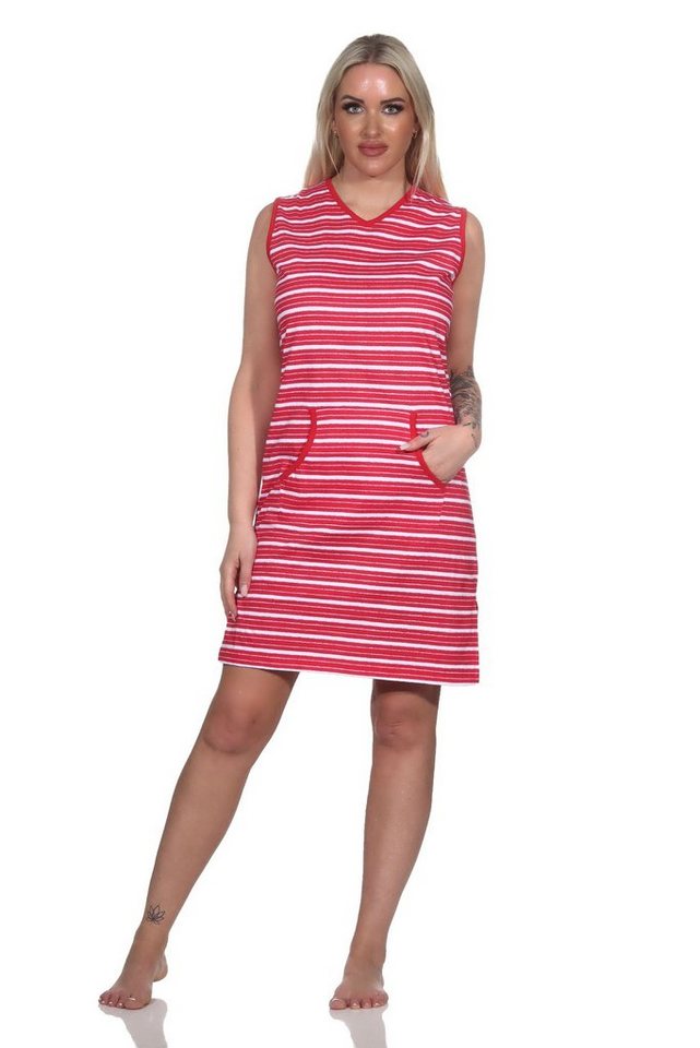 Normann Nachthemd Damen Nachthemd in maritimer Streifenoptik - auch in Übergrössen von Normann