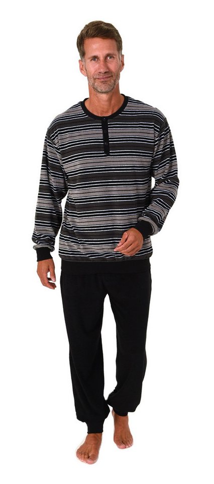 Normann Pyjama Herren Schlafanzug Pyjama Frottee Qualität – auch in Übergrößen von Normann