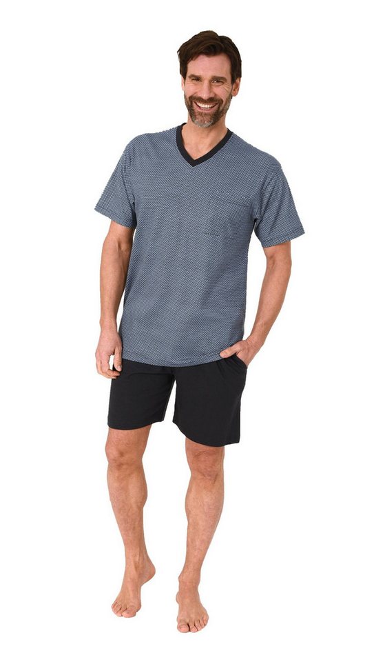 Normann Pyjama Normann Herren Schlafanzug kurzarm Shorty - auch in Übergrößen von Normann