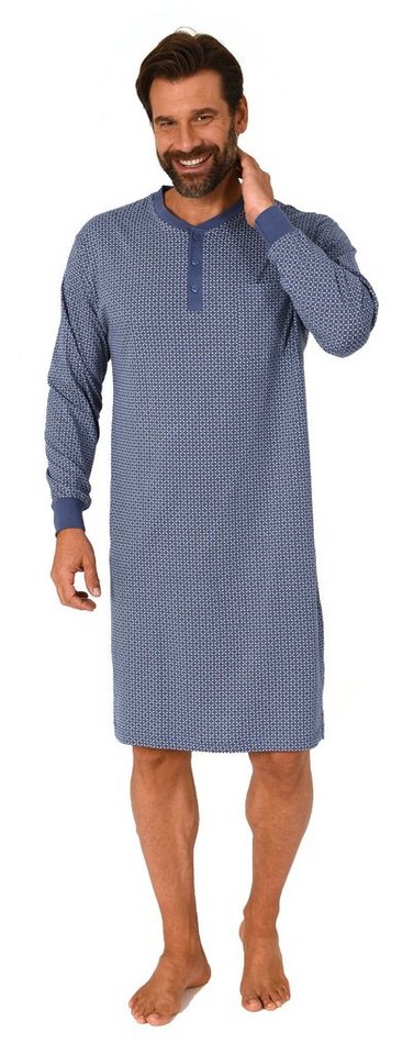 Normann Pyjama Normann Herren langarm Nachthemd - auch in Übergrössen von Normann