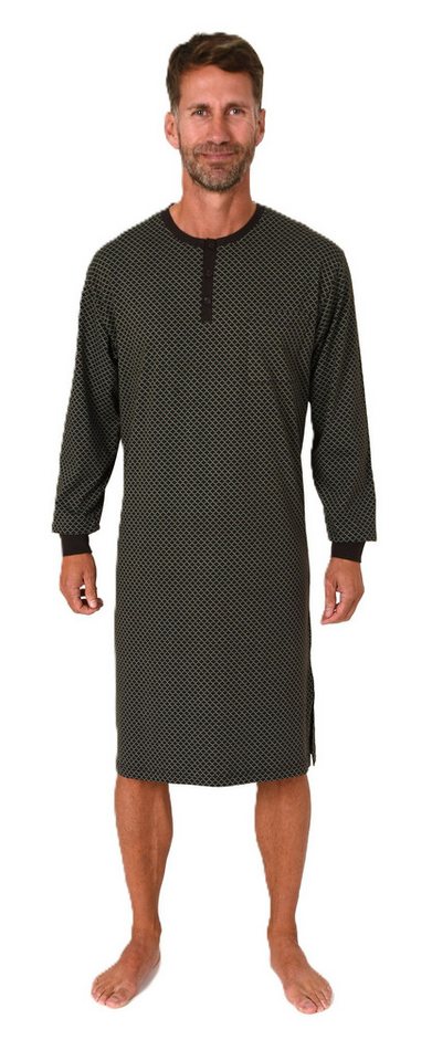 Normann Pyjama Normann Herren langarm Nachthemd - auch in Übergrössen von Normann