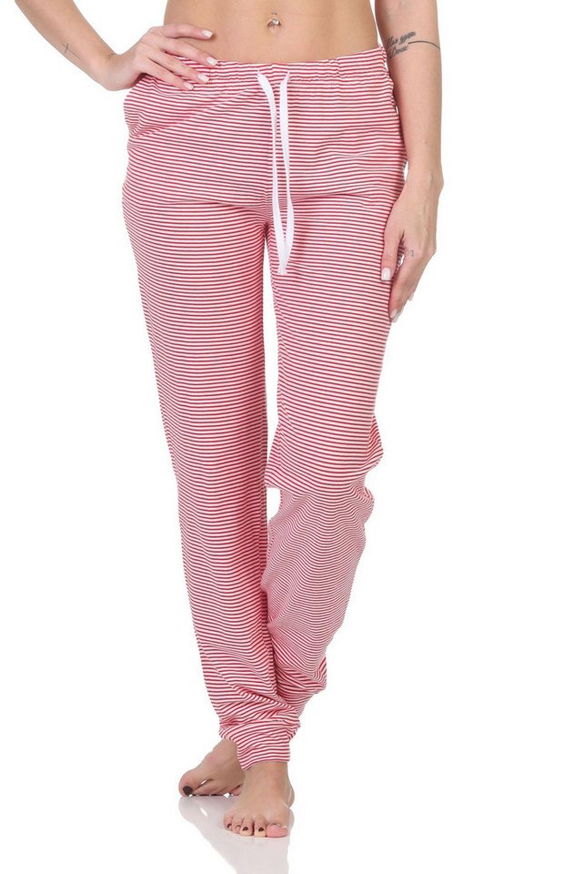 Normann Relaxanzug Damen Pyjama Hose lang Mix & Match - perfekt zu kombinieren von Normann