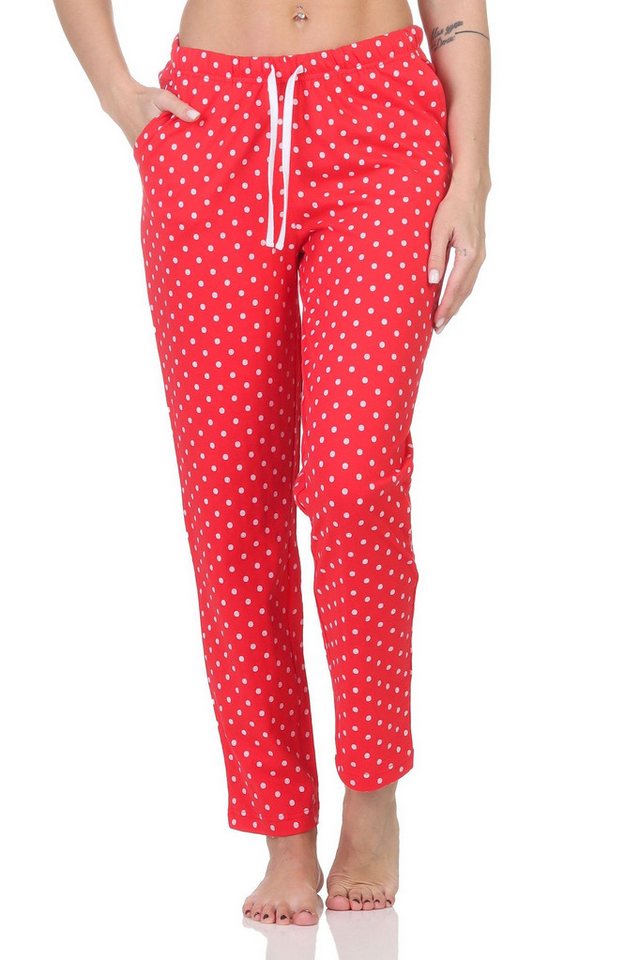 Normann Relaxanzug Damen Pyjama Hose lang Mix & Match - perfekt zu kombinieren von Normann