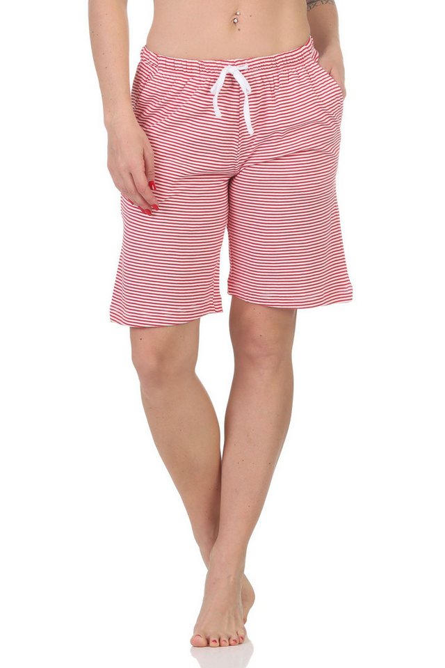 Normann Relaxanzug Damen Shorty Schlafanzug Pyjama Hose kurz - perfekt zu kombinieren von Normann