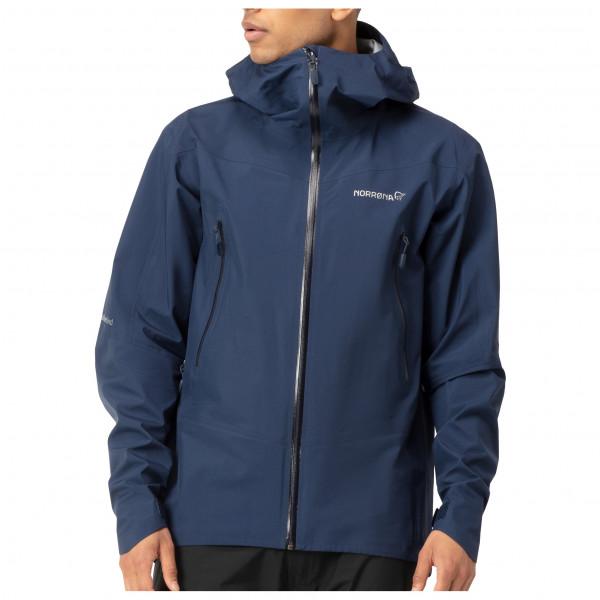 Norrøna - Falketind GORE-TEX Jacket - Regenjacke Gr S blau von Norrøna