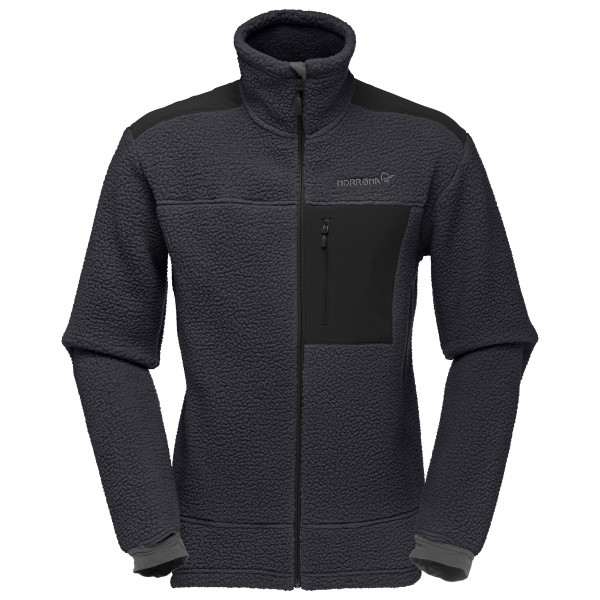 Norrøna - Trollveggen Thermal Pro Jacket - Fleecejacke Gr S schwarz/grau von Norrøna