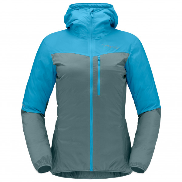 Norrøna - Women's Falketind Aero60 Hood - Windjacke Gr L;M;S blau;rosa/rot von Norrøna