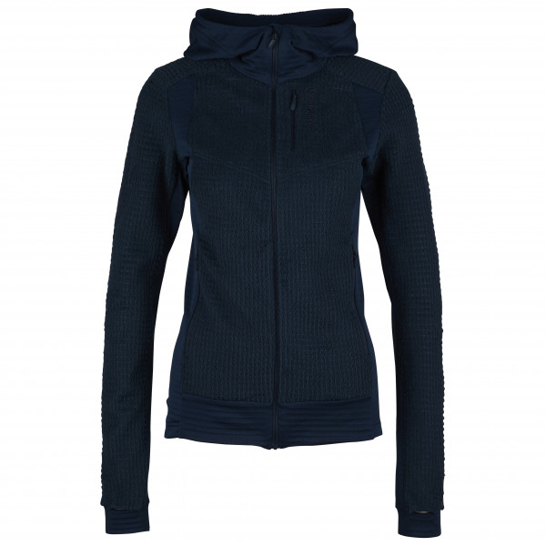 Norrøna - Women's Falketind Alpha120 Zip Hood - Fleecejacke Gr XS blau von Norrøna