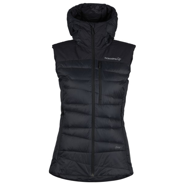 Norrøna - Women's Falketind Down750 Vest - Daunenweste Gr M schwarz/grau von Norrøna