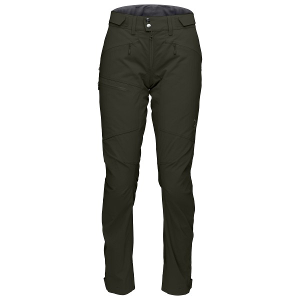 Norrøna - Women's Falketind Flex1 Heavy Duty Pants - Trekkinghose Gr M oliv von Norrøna