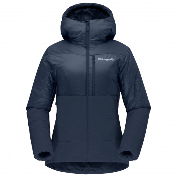 Norrøna - Women's Falketind Thermo60 Hood - Kunstfaserjacke Gr L;M;S;XS blau;oliv von Norrøna