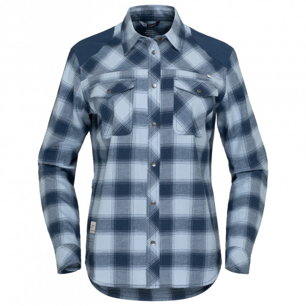 Norrøna - Women's Svalbard Flannel Shirt - Hemd Gr XS grau/blau von Norrøna