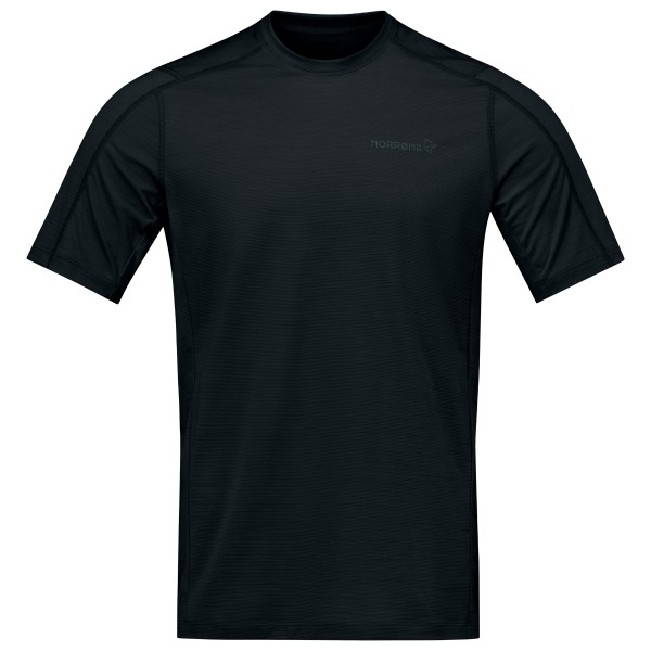 Norrøna - Falketind EqualiserUll T-Shirt - Merinoshirt Gr XL schwarz von Norrøna