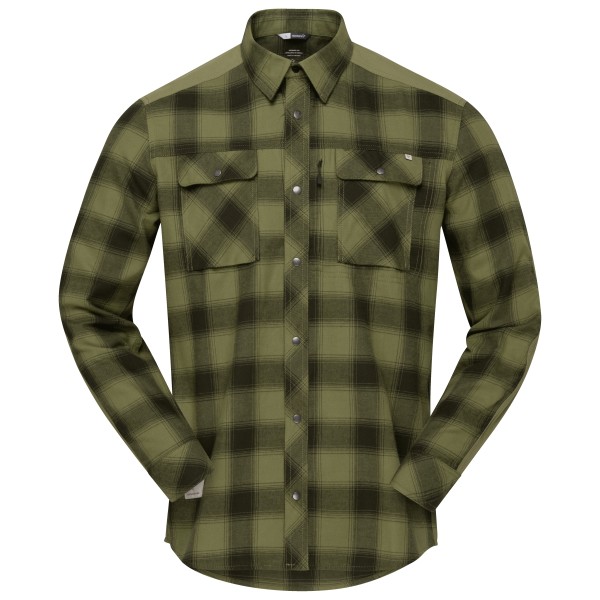 Norrøna - Femund Flannel Shirt - Hemd Gr M oliv von Norrøna