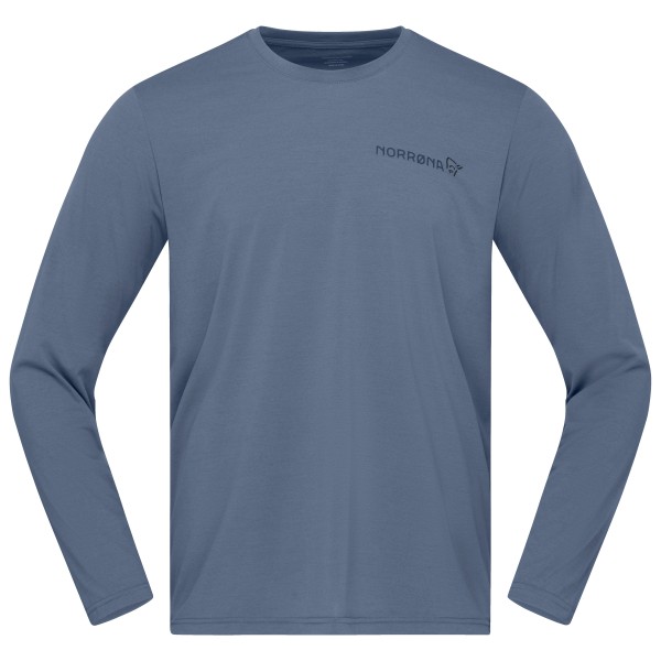 Norrøna - Femund Tech Long Sleeve - Funktionsshirt Gr M blau von Norrøna