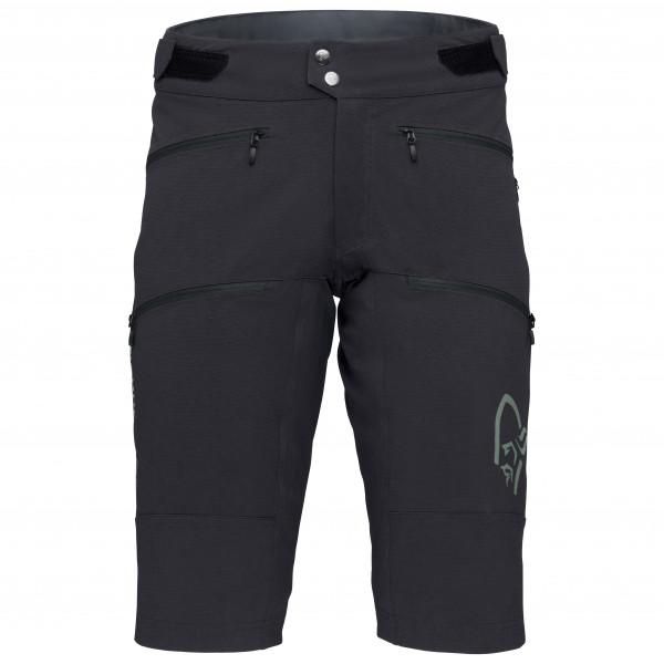 Norrøna - Fjørå Flex1 Heavy Duty Shorts - Radhose Gr S grau/schwarz von Norrøna