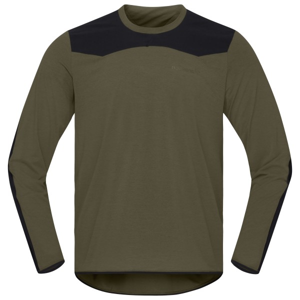 Norrøna - Skibotn Equaliser Tech Long Sleeve - Radtrikot Gr S oliv von Norrøna