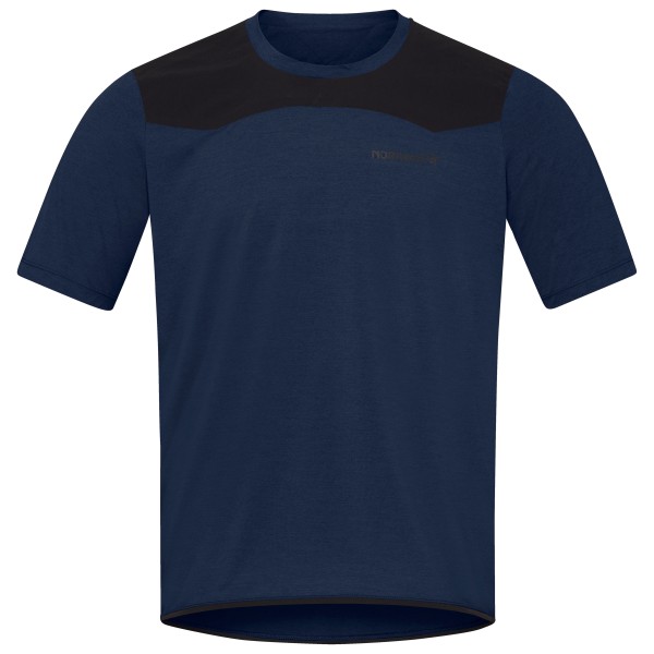 Norrøna - Skibotn Equaliser Tech T-Shirt - Radtrikot Gr L blau von Norrøna