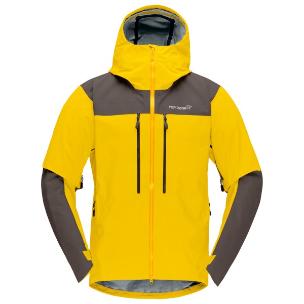 Norrøna - Trollveggen GORE-TEX Pro Light Jacket - Regenjacke Gr M gelb von Norrøna