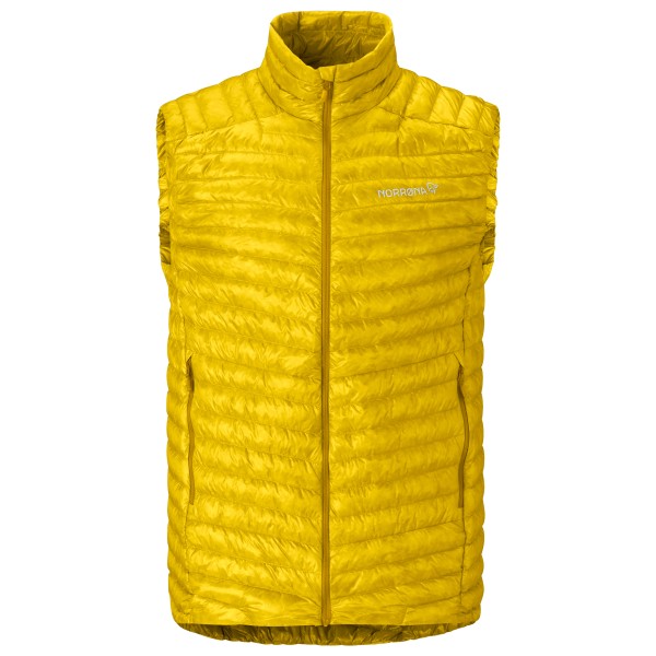 Norrøna - Trollveggen Superlight Down800 Vest - Daunenweste Gr M gelb von Norrøna