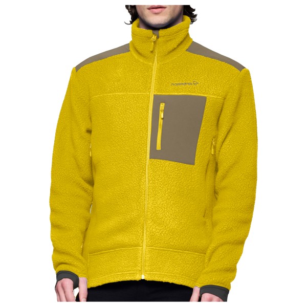 Norrøna - Trollveggen Warm3 Jacket - Fleecejacke Gr L gelb von Norrøna
